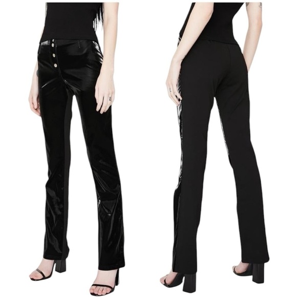 I.AM.GIA | Women’s Black Castor PVC Pants Size Medium - Picture 1 of 7